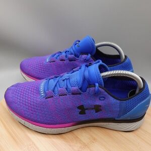 Under Armour Shoes Womens 9.5 Blue Purple Charged Bandit 3 Running 1298664-907